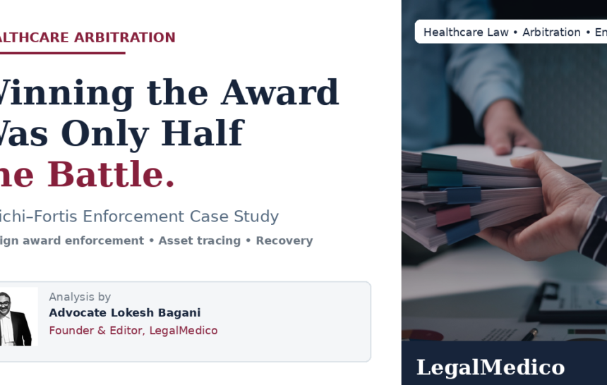 Healthcare Arbitration India: Daiichi–Fortis Enforcement Case